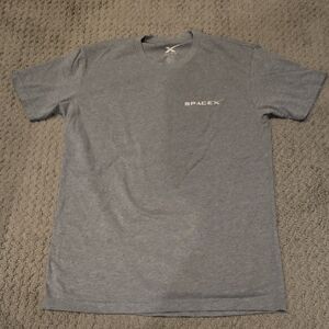 SpaceX Gray Men's T-Shirt Size S